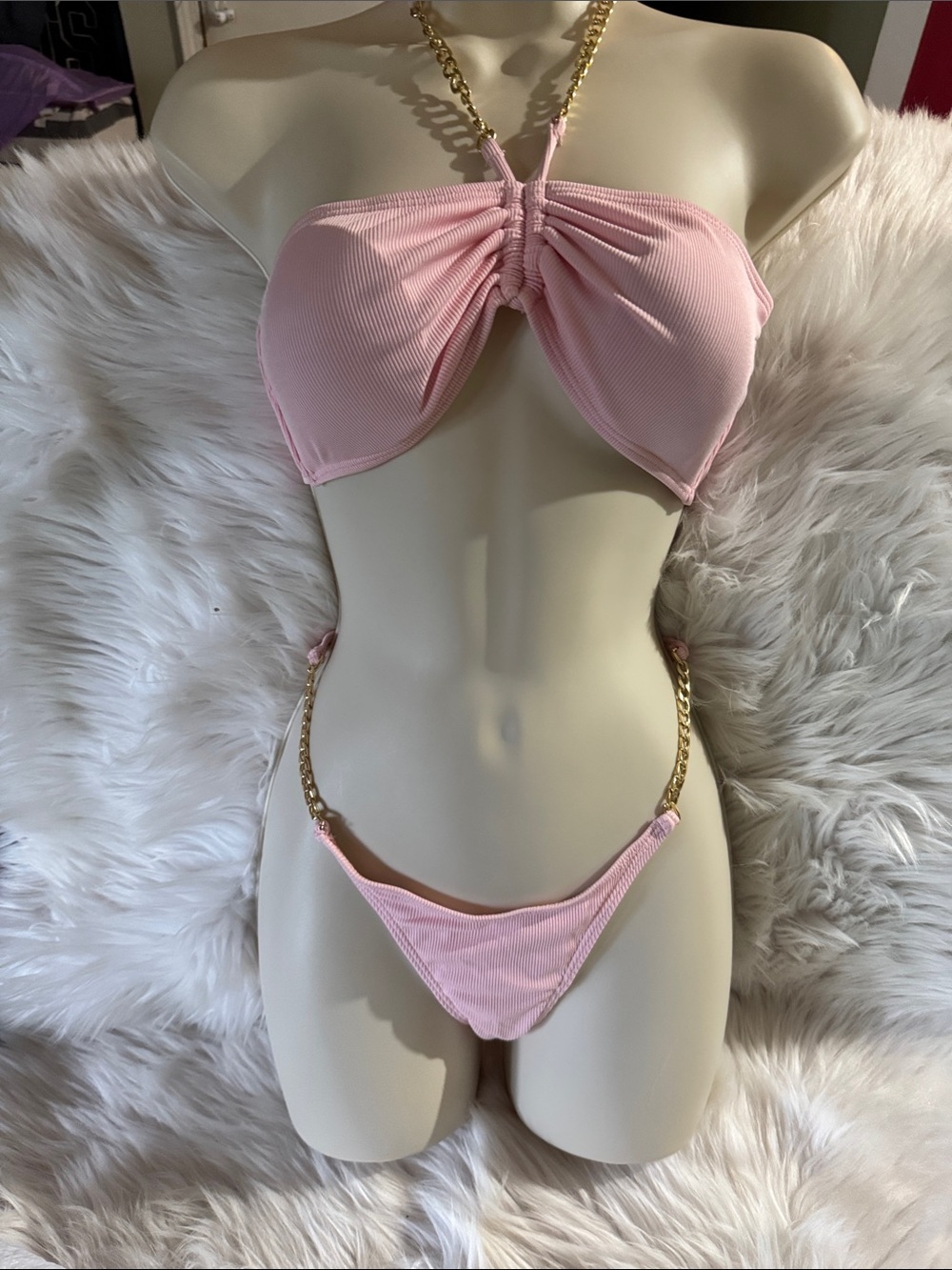 Pink bikini size medium